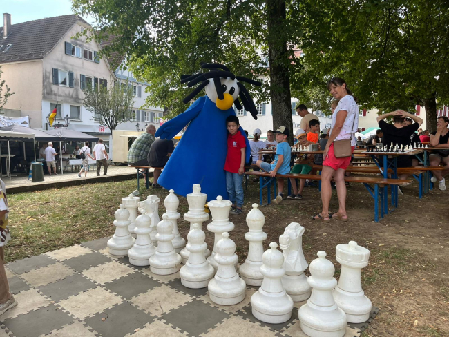 Die Deutsche Schachjugend auf Tour in Welzheim, Sommer 2024
