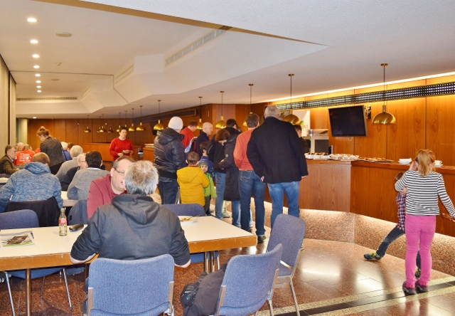 Auch ein großer Andrang wird bewältigt - Gastronomie Stadtgarten